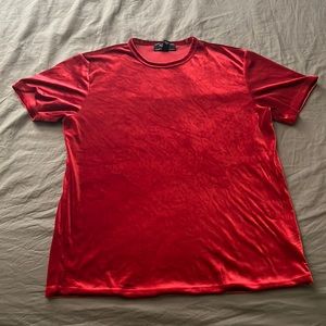 Velvet red shirt